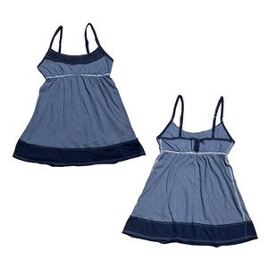 Y2K Abercrombie Babydoll Cami Tank Blue in XS